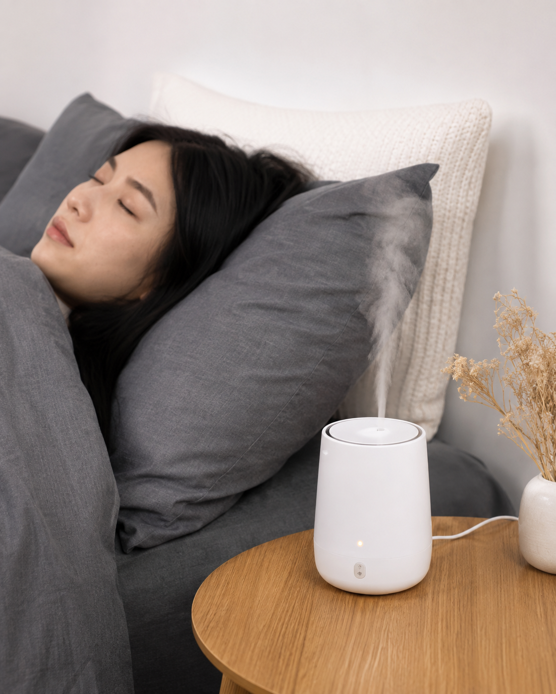 Mini Difusor USB SomniaRing mientras duermes